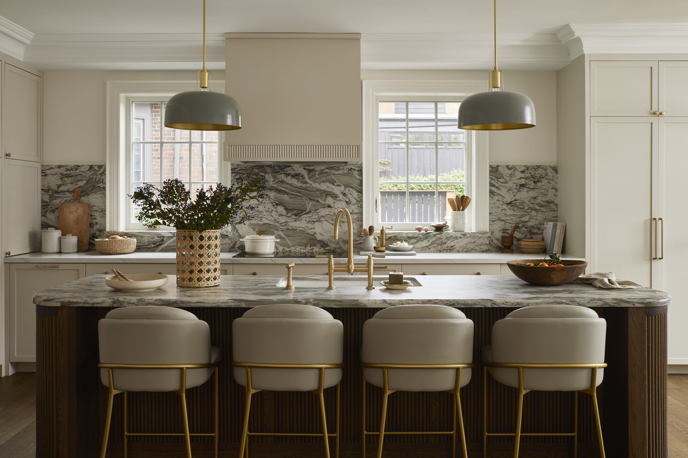A finished Cornerbrook Construction residential kitchen