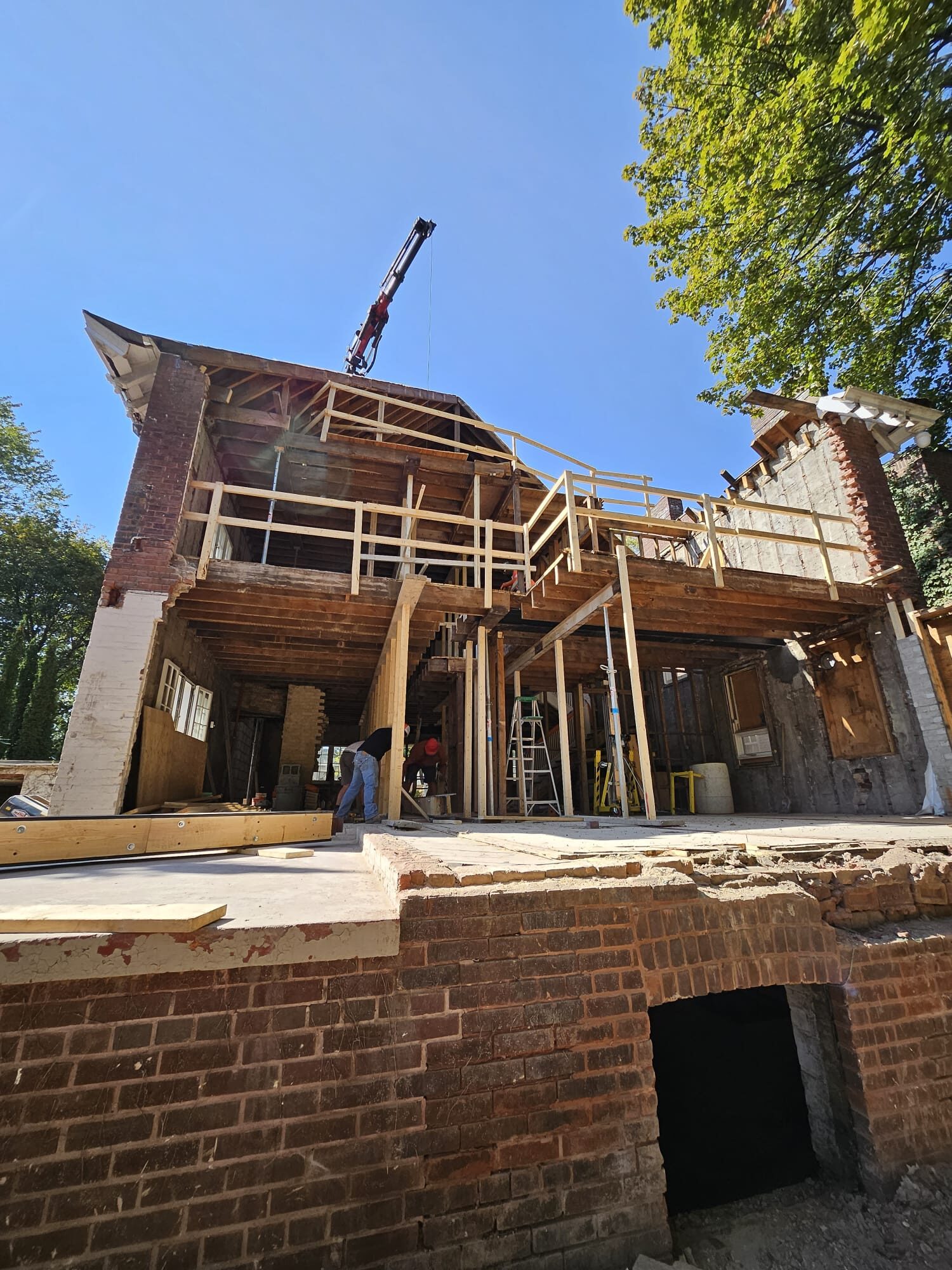 A Cornerbrook Construction residential project under construction